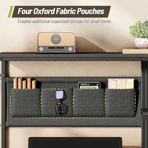 مشبك على رف المكتب مع Pegboard، رف موسع فوق المكتب بثلاث طبقات، رف كتب لسطح المكتب مع خطافات، منظم سطح المكتب لملحقات مكتب المكتب، رف تخزين سطح الطاولة، 38.3 بوصة عرض × 33 بوصة ارتفاع، أسود in Kuwait