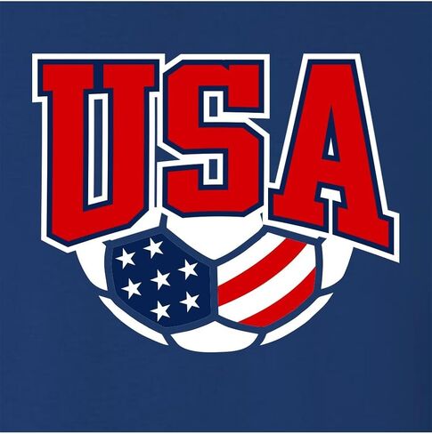 Go All Out USA Soccer America Red White And Blue Mens Women Youth Sweatshirt Hoodie in Saudi Arabia