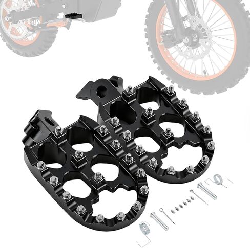 Electric Dirt Bike Foot Pegs Footpegs CNC Compatible Fit for Tuttio Tutti Soleil 01 ARC-I 750W Black in Saudi Arabia