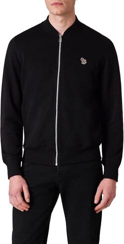 Paul Smith Men's Mens Reg Fit Zip Bomber Zebra in Saudi Arabia