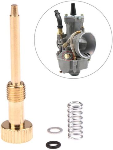 1Set Motorcycle Carburetor Air Fuel Mixture Adjusting Screw 21-34 Compatible with Motorcycle Models for Part Number 21-34 in Saudi Arabia