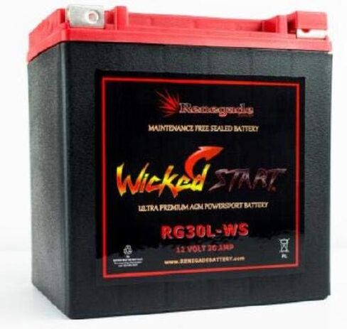 UTV Battery; RG30L-WS 600+ CCA's; Can-Am (2016, 2017, 2018, 2019) Defender Max HD10 / Defender XT CAB/Defender Xt HD10; Part# 66010-97A, 66010-97B, 66010-97C, BTX30L, B30L-B, CB30L-B in Saudi Arabia