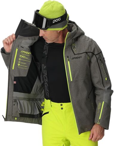 Spyder M PINNACLE MELANGE JKT, Storm Melange, M in Saudi Arabia