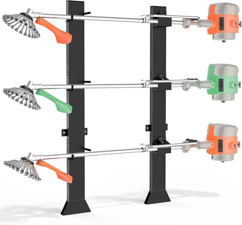 رف أكل الأعشاب 3 أماكن للمقطورة، رفوف تشذيب للمقطورات المفتوحة، حامل رف أكل الأعشاب لشاحنة مقطورة المناظر الطبيعية ملحقات معدات العشب مع قفل in Kuwait