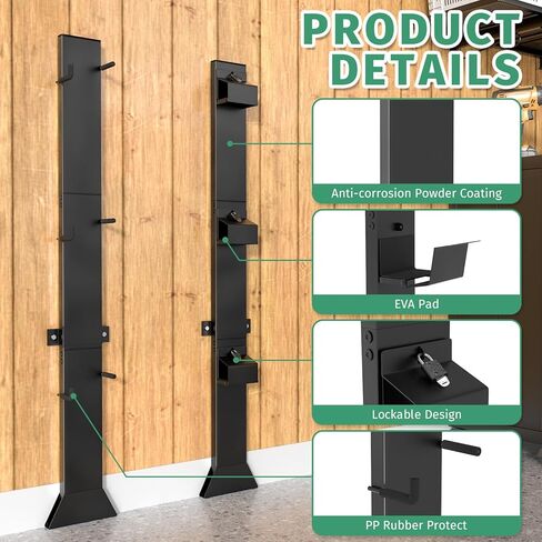 رف أكل الأعشاب 3 أماكن للمقطورة، رفوف تشذيب للمقطورات المفتوحة، حامل رف أكل الأعشاب لشاحنة مقطورة المناظر الطبيعية ملحقات معدات العشب مع قفل in Kuwait