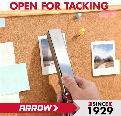 Arrow Metal Stapler, Full-Strip Stapler for Desk with 2520 Staples, 25 Sheet Capacity, Rear Staple Storage, Dual-Mode Anvil, Non-Slip Base, for Office, Classroom, and School in Saudi Arabia