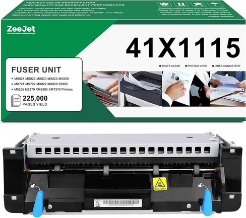 41X1115 Fuser Kit - 110V Replacement for Lexmark 41X1115 Fuser Maintenance kit for MS821 MS822 MS823 MS825 MS826 MX721 MX722 MX822 MX826 B2865 M5255 M5270 XM5365 XM7370 Printer in Kuwait