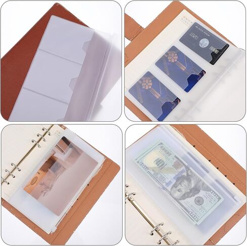 File Folder and Zipper PVC Pouch - Journal Inserts for Standard Size Traveler's Notebook - Personal Organizer Accessories Pack in Saudi Arabia