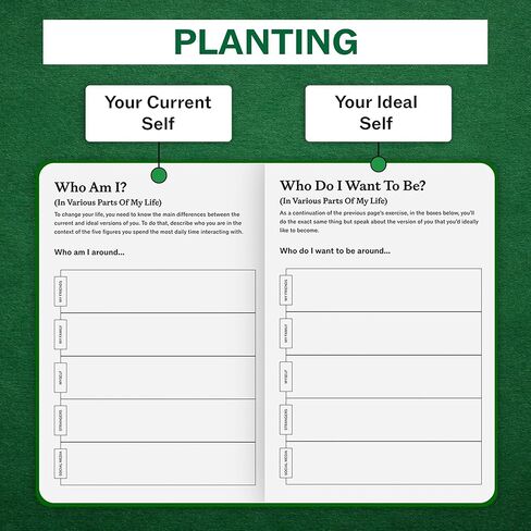 Guided Journal for Goal Setting | 6-Month Life Planner with Daily, Weekly & Monthly Tracking | Personal Growth & Life Clarity System | Undated Productivity Daily Journal for Men & Women in Saudi Arabia