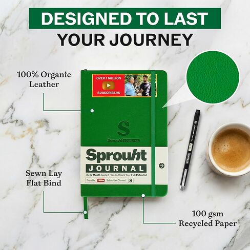 Guided Journal for Goal Setting | 6-Month Life Planner with Daily, Weekly & Monthly Tracking | Personal Growth & Life Clarity System | Undated Productivity Daily Journal for Men & Women in Saudi Arabia
