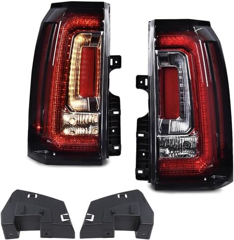 PIT66 Tail Light Taillight Assembly Pair w/o Bulbs Compatible with Dodge Ram 1500 Truck 1994-2001/Ram 2500 3500 Truck 1994-2002 55055264AC 55055265AC, CH2800122 CH2801122 Rear Brake Lamp in Saudi Arabia