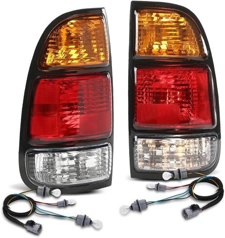 PIT66 Tail Light Taillight Assembly Pair w/o Bulbs Compatible with Dodge Ram 1500 Truck 1994-2001/Ram 2500 3500 Truck 1994-2002 55055264AC 55055265AC, CH2800122 CH2801122 Rear Brake Lamp in Saudi Arabia