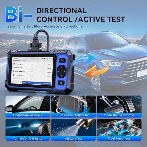 ماسح ضوئي OBD2، أداة تشخيص السيارة MUCAR 682 المدعومة بالذكاء الاصطناعي، أداة مسح ضوئي ثنائية الاتجاه للسيارات، ماسح ضوئي لتشخيص الأنظمة الكاملة للسيارة، ماسح ضوئي للسيارة مع 20+ إعادة ضبط، CAN FD & FCA SGW، تحديث مجاني مدى الحياة in Kuwait