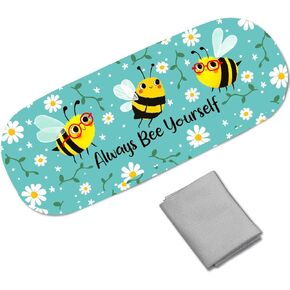 CREATCABIN Hard Shell Glasses Case Leather Sunglasses Case for Women Men Portable Eyeglass Spectacle Cases Holder Protective in Saudi Arabia