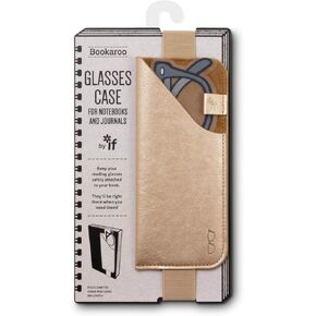 Bookaroo Glasses Case-Metallic Gold in Kuwait