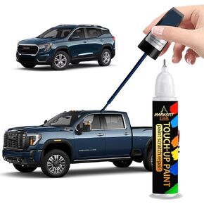 طلاء تهذيبي من ساميت وايت (GAZ/WA8624) لرقائق ونيكس مطابقة تمامًا لجي إم سي 2 في 1 قلم طلاء السيارة خدش رابير كانيون/سافانا/سييرا/يوكون in Kuwait