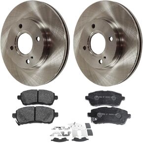 Replacement Front Brake Disc Rotors and Pads Kit fits Ford Fiesta 2014-2017 1.0L (3-Cyl) Front in Kuwait