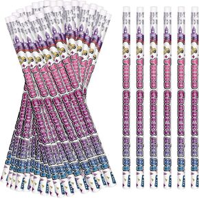 36 قطعة من أقلام الرصاص للصف الثالث، أقلام تحفيزية لطيفة مع ممحاة، قلم رصاص لليوم الأول من المدرسة، قلم رصاص للعودة إلى المدرسة (الصف الثالث) in Kuwait