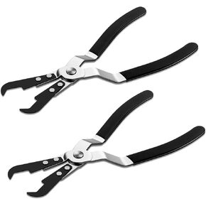 قطعتان من كماشة مشبك مقبض الباب، أداة إزالة حواف لوحة تشكيل الزجاج الأمامي، لفافات النوافذ مقاس 8.5 بوصة ومزيل مشبك القولبة للإصلاح الداخلي للسيارات، تركيب الراديو، إصلاح الأثاث in Kuwait