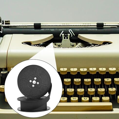 3pcs Universal Typewriter Ribbon, Twin Spool Black Ink Vintage Type Writer Ribbon Replacement Portable Compatible with Royal Smith Corona and Specific Model Ml80 Gr9 Eps600 Accessories Parts in Saudi Arabia
