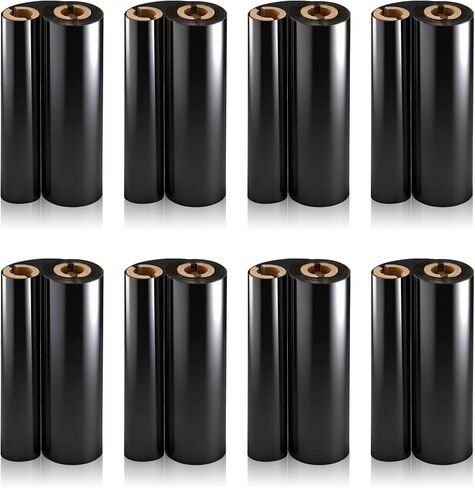 8 Rolls 4.33" x 244' Thermal Transfer Ribbon, Enhanced Wax-Resin, 1/2" Core Ink Out, Desktop Thermal Label Printer Ribbon Compatible with Zebra Datamax Eltron Tlp2442 Tlp2844 Gc420t Gk420t Gx420t in Saudi Arabia