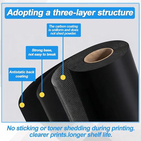 8 Rolls 4.33" x 244' Thermal Transfer Ribbon, Enhanced Wax-Resin, 1/2" Core Ink Out, Desktop Thermal Label Printer Ribbon Compatible with Zebra Datamax Eltron Tlp2442 Tlp2844 Gc420t Gk420t Gx420t in Saudi Arabia