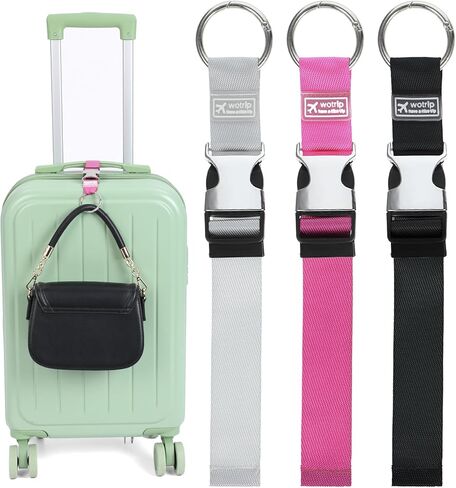 3 PCS Luggage Connector Straps for Suitcases Add a Bag Luggage Strap Travel Straps for Luggages Heavy Duty Jacket Valises Strap with Buckle Adjustable Baggage for Connecting Luggages Backpack in Saudi Arabia