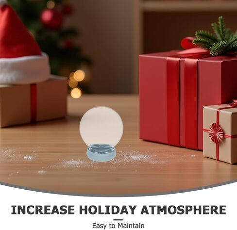 VANZACK DIY Glass Snow Globe Dome with Stopper Clear Empty Water Globe for Crafts Holiday Decorations Wedding Favors Easy Assembly and Terrariums in Saudi Arabia