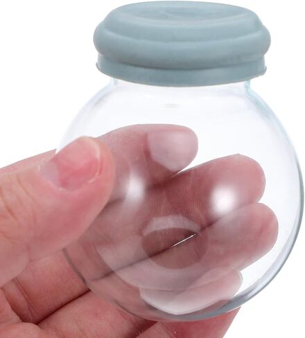 VANZACK DIY Glass Snow Globe Dome with Stopper Clear Empty Water Globe for Crafts Holiday Decorations Wedding Favors Easy Assembly and Terrariums in Saudi Arabia