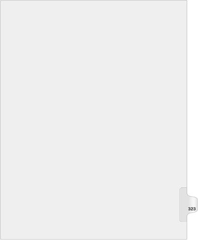 Exhibitindexes® Side Number Tabs - AVE Style Bold Font - Pack of 25 in Saudi Arabia