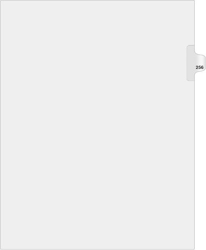 Exhibitindexes® Side Number Tabs - AVE Style Bold Font - Pack of 25 in Saudi Arabia