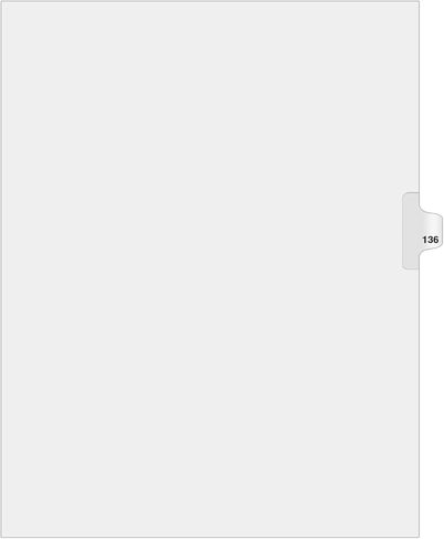 Exhibitindexes® Side Number Tabs - AVE Style Bold Font - Pack of 25 in Saudi Arabia