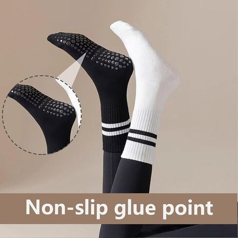4 Pair of Pilates Socks Womens 35.38, Stopper Socks Womens, Yoga Socks Womens, Anti slip Socks Womens, Stopper Socks, Grip Socks, Pilates Socks, Yoga Socks in Saudi Arabia