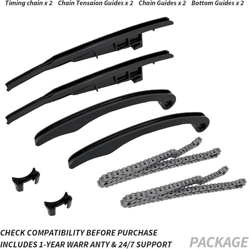 Timing Chain & Guide Kit Compatible with Can-Am Maverick Max Outlander Commander Renegade 1000 1000R OEM# 420436017 420236583 420297068 in Saudi Arabia