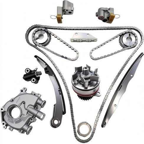 13091-ZK00A VQ40DE Timing Chain Kit with Water & Oil Pump fit for 2005-2010 Pathfinder,Frontier, Xterra 4.0L 3954CC V6 Direct Timing Chain Replacement OE 13070-ZK01A 13070-ZK01B in Kuwait