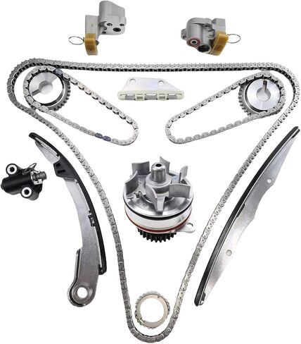 13091-ZK00A VQ40DE مجموعة سلسلة التوقيت مع مضخة مياه وزيت تناسب 2005-2010 Pathfinder، Frontier، Xterra 4.0L 3954CC V6 استبدال سلسلة التوقيت المباشر OE 13070-ZK01A 13070-ZK01B in Kuwait