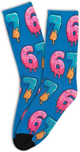 67 جوارب، ستة جوارب لطاقم الآيس كريم بالتنقيط، 67 هدية عيد الحب للمراهقين والرجال والنساء in Kuwait