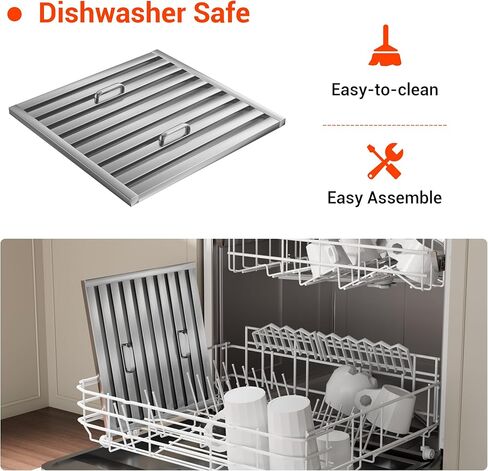 48 Inch Ducted Range Hood Insert,1150CFM Built-in Kitchen Vent Hood with 4-Speed Exhaust Fan&LED Light,Stainless Steel in Kuwait