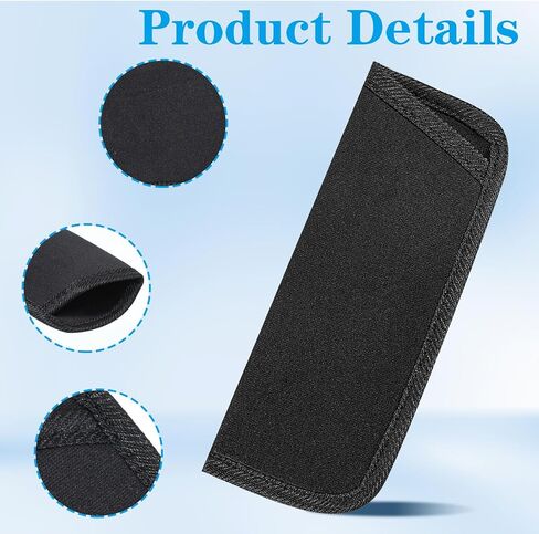 8 Pack Slip in Eyeglass Case, Soft Sunglasses Pouch Black Eyeglasses Holder Protective Case for Glasses Travel Fabric Spectacle Pouch Slim Glasses Sleeve for Sunglasses Reading Glass in Saudi Arabia