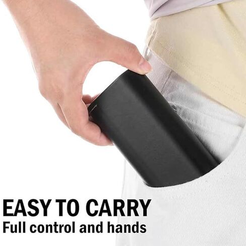 Glasses Case for Women and Men, PU Leather Eyeglasses Case Hard Shell, Lightweight Portable Pressure-Resistant Organizer for Sunglasses, Black in Saudi Arabia