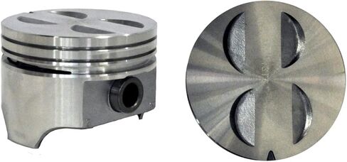 Single Flat Top Piston with Cast Rings | Compatible with Various 63-92 Ford 4.7L/289 and 5.0L/302 | Standard Size in Saudi Arabia