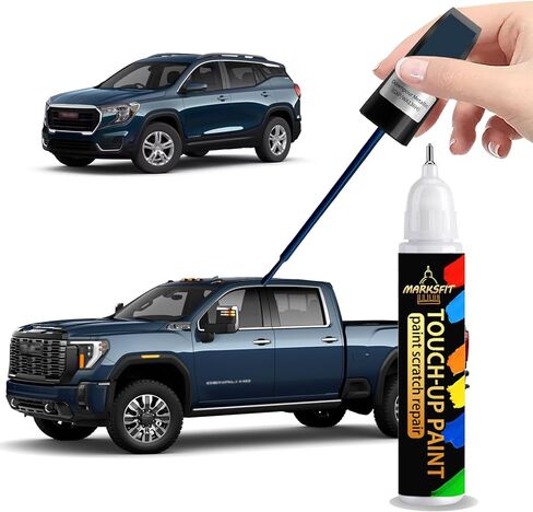 طلاء تهذيبي من ساميت وايت (GAZ/WA8624) لرقائق ونيكس مطابقة تمامًا لجي إم سي 2 في 1 قلم طلاء السيارة خدش رابير كانيون/سافانا/سييرا/يوكون in Kuwait
