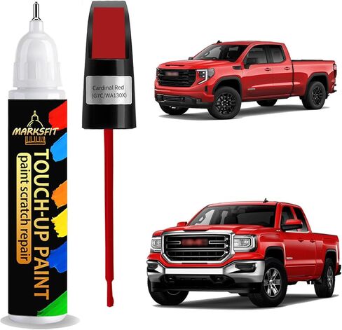 طلاء تهذيبي من ساميت وايت (GAZ/WA8624) لرقائق ونيكس مطابقة تمامًا لجي إم سي 2 في 1 قلم طلاء السيارة خدش رابير كانيون/سافانا/سييرا/يوكون in Kuwait