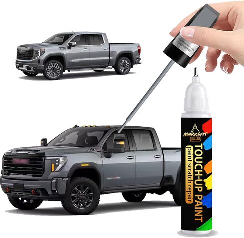 طلاء تهذيبي من ساميت وايت (GAZ/WA8624) لرقائق ونيكس مطابقة تمامًا لجي إم سي 2 في 1 قلم طلاء السيارة خدش رابير كانيون/سافانا/سييرا/يوكون in Kuwait