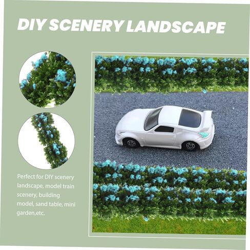 Alipis 6pcs Simulation Shrub Strip Models for Dollhouses and Gardens Realistic Decor for Diorama and Sand Table Ornaments and Easy to Install in Saudi Arabia
