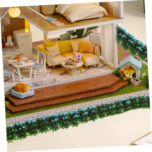 Alipis 6pcs Simulation Shrub Strip Models for Dollhouses and Gardens Realistic Decor for Diorama and Sand Table Ornaments and Easy to Install in Saudi Arabia