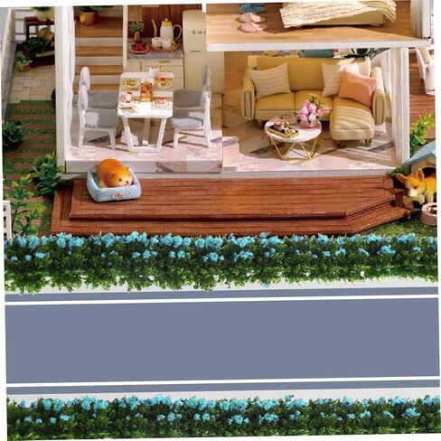 Alipis 6pcs Simulation Shrub Strip Models for Dollhouses and Gardens Realistic Decor for Diorama and Sand Table Ornaments and Easy to Install in Saudi Arabia