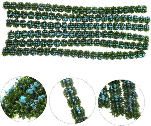 Alipis 6pcs Simulation Shrub Strip Models for Dollhouses and Gardens Realistic Decor for Diorama and Sand Table Ornaments and Easy to Install in Saudi Arabia