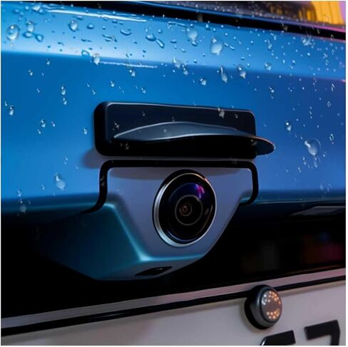 درع مطر للكاميرا الاحتياطية الجديدة للسيارة، غطاء مطر للكاميرا العكسية ذاتي اللصق مع تصميم حماية ممتد، غطاء كاميرات احتياطية للرؤية الخلفية للسيارات من السيليكون وإكسسوارات السيارات الخارجية in Kuwait