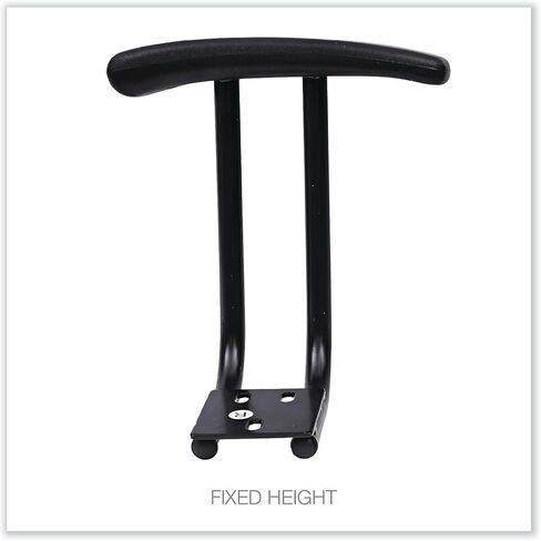 Alera IN49AKB10B Fixed T-Arms for Interval and Essentia Series Chairs and Stools, Black in Saudi Arabia